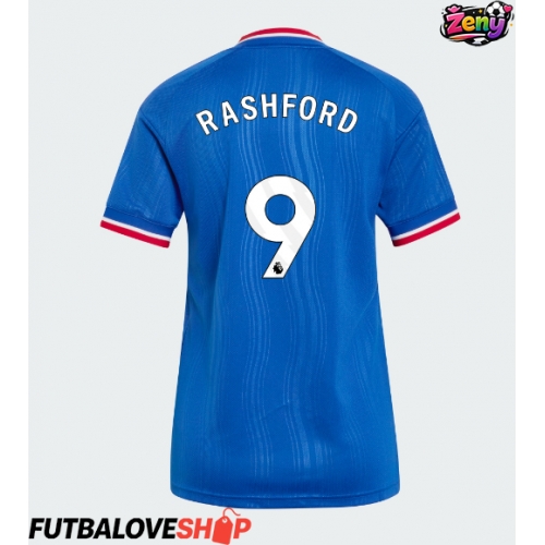 Dres Manchester United Marcus Rashford #9 Preč pre Ženy 2026-27 Krátky Rukáv